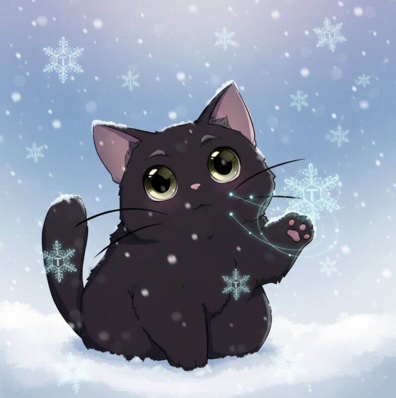 Image for the Tweet beginning: Every snowflake is unique, and