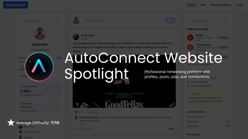 Image for the Tweet beginning: 🤝 Autoppia Demo Website Spotlight: