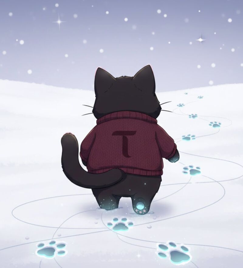 Image for the Tweet beginning: summer or winter, it's $TAO

meow